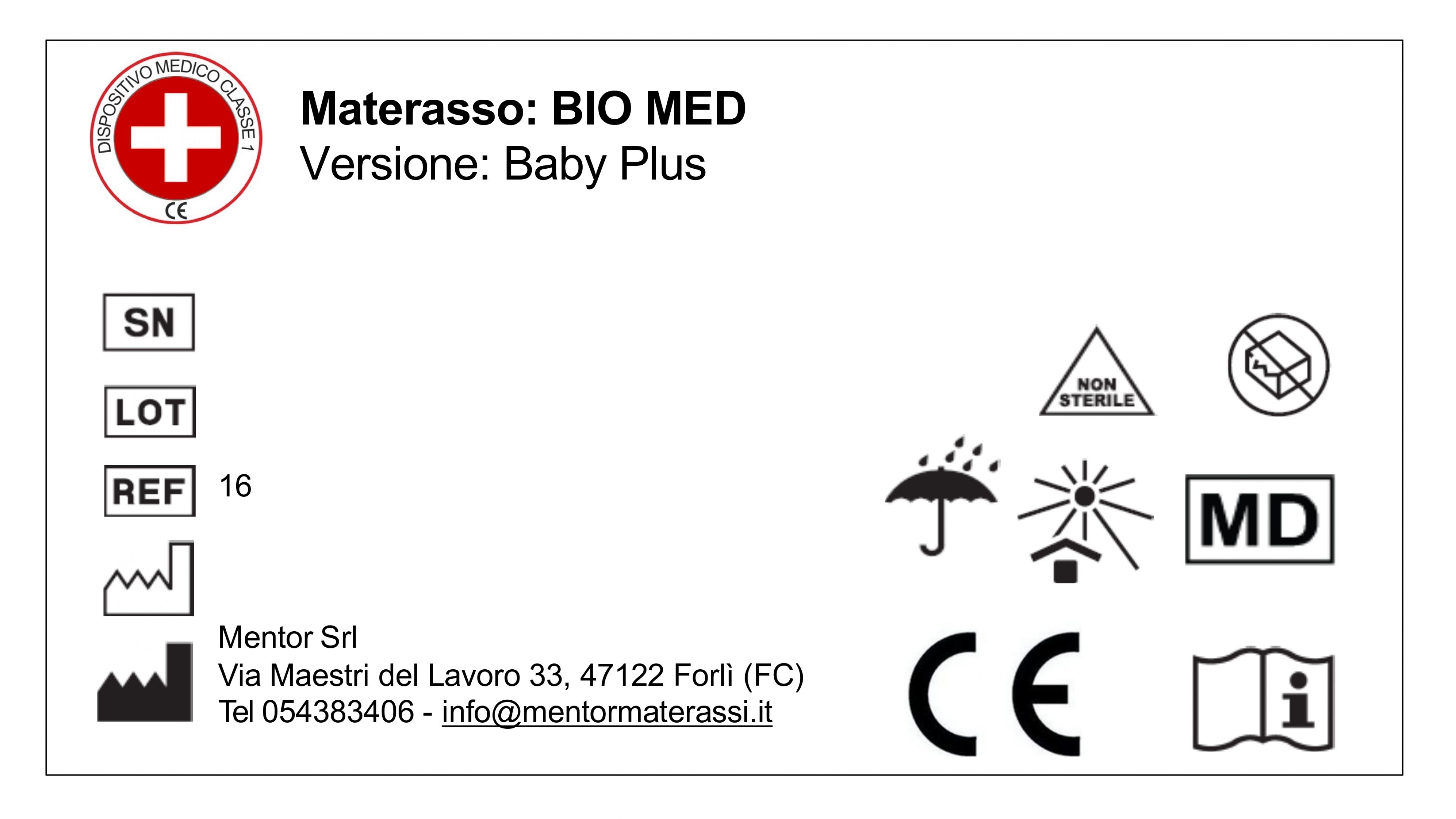 Alondra Organic Soya Materasso 70x140 - Cosebimbi Easy